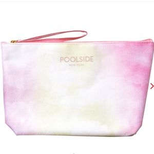 Poolside Water Resistant Pouch  Wristlet  Tie-dyed  Pastels  NEW